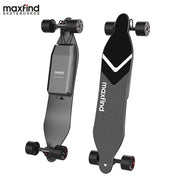 Maxfind Super Long Range Dual Motor Remote Bluetooth Max4 Electric Skateboard With Two Extended Battery's-Pro eRiders