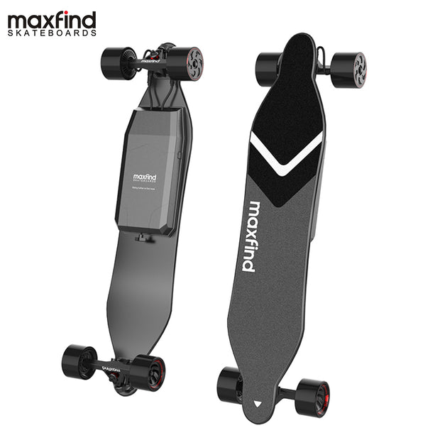 Maxfind Super Long Range Dual Motor Remote Bluetooth Max4 Electric Skateboard With Two Extended Battery's-Pro eRiders
