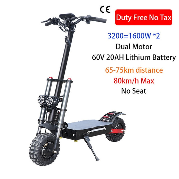 2000W to 3200W Electric Scooter 11 inch tire / off road.-Pro eRiders